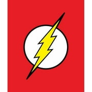 Crover DC Comics Justice League Superhero The Flash Lightning Logo Blanket