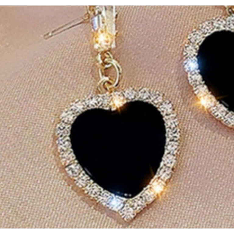 slim fit dress slacks Little Black Dress Semi-Bezel Set Citrine Earrings in 14K Yellow Gold main image 1