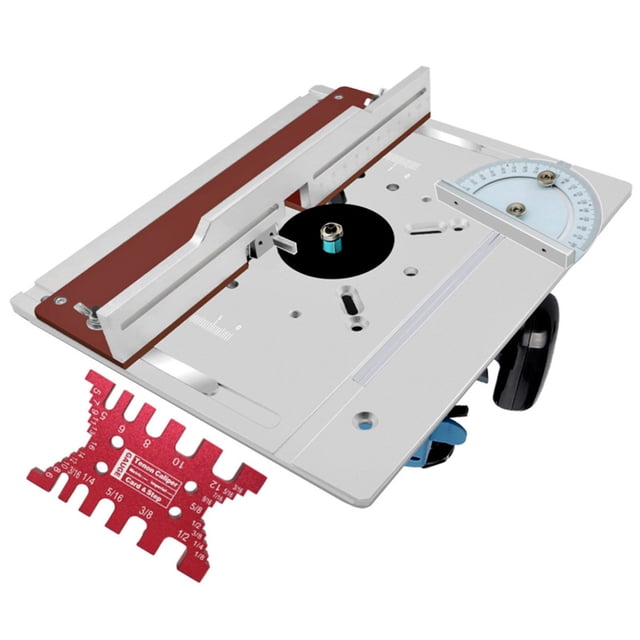 Plaque d'Insertion pour Table de Toupie en Alliage Premium pour Bancs de Menuiserie