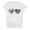 White, variant on Itsame Summer Casual Loose T-Shirt for Womens Printed Oversized Short Sleeved Tops Fashionable Round Neck Blouses Black Size L
