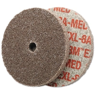 

Scotch-Brite EXL Unitized Deburring Wheel 3 X 1/4 Medium Aluminum Oxide | Bundle of 5 Each
