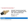 thumbnail image 2 of Automatic Transmission Input Shaft Speed Sensor - Compatible with 1997, 1999 - 2001 Plymouth Prowler 2000, 2 of 2