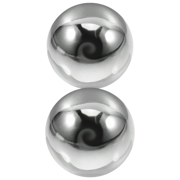 MLINS  2 Pcs Round Stainless Steel Metal Ball Ice Cube Man
