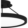 thumbnail image 4 of Outskirts Integrated LED Earth Black Semi-Flush Mount Light, 4 of 5
