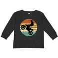 thumbnail image 3 of Inktastic Dirt Biking Motocross Retro Boys or Girls Long Sleeve Toddler T-Shirt, 3 of 5
