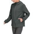 thumbnail image 2 of Mapamyumco Women's Windproof Lightweight Jacket Hooded Running Windbreaker for Golf Hiking, Spring Jacket UPF50+ Tornado S, 2 of 6