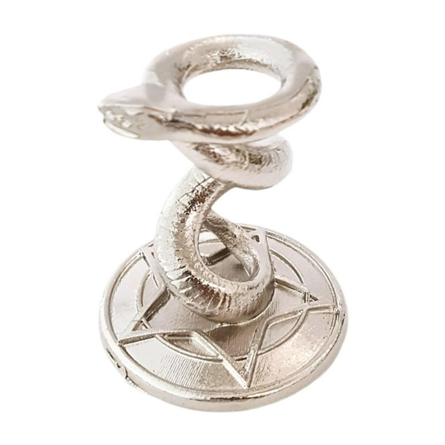 MERIGLARE Decorative Ball Stand Art Craft Modern Metal Holder for Desktop Office Decor silvery
