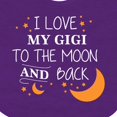 thumbnail image 4 of Inktastic I Love My Gigi to the Moon and Back Boys or Girls Baby Bib, 4 of 4