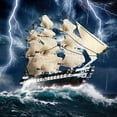thumbnail image 3 of Texas Toy Distribution 836 USS Constitution Frigate 1-170 Scale Building Brick Kit, 1118 Piece, 3 of 6