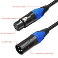 thumbnail image 4 of 50cm Professional Y-Splitter 3Pin Balanced Microphone Cable Male to Female Y Type Adapters Cord M to Two F Wire, 4 of 8