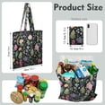 thumbnail image 4 of Tropical Flower Foldable Tote Bag - Eco-Friendly & Spacious Shopping Bag for Daily Use, 4 of 5