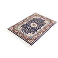 thumbnail image 5 of Navy & Maroon Floral 3X4 Kirman Oriental Rug, 5 of 11
