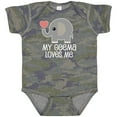 thumbnail image 3 of Inktastic My Geema Grandma Loves Me Boys or Girls Baby Bodysuit, 3 of 5