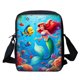 thumbnail image 1 of Bolso de hombro con estampado de la princesa Ariel para niños y niñas, bolsa de mensajero informal para niños, bolsa para teléfono para hombres y mujeres, bolsa de compras, 1 of 4