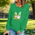 thumbnail image 6 of Women’s Raglan Sleeve Pullover Irish Green Outfits 2026 Fashion Tops Casual Printed Sweatshirt Holiday Party Clothing Comfy Round Neck Shirts Classic Knit Top, 6 of 6