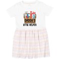 thumbnail image 3 of Inktastic Daddys Little Helper Tool Box Girls Toddler Dress, 3 of 5