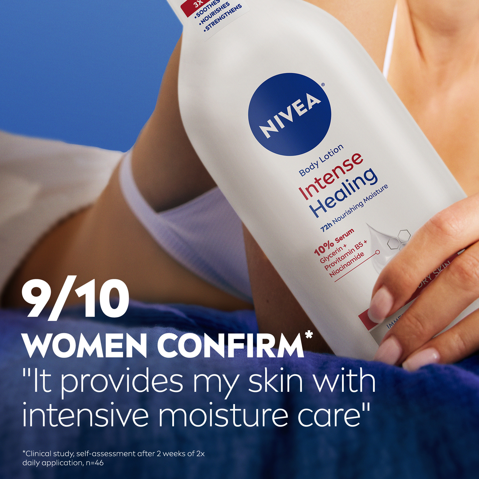 NIVEA Intense Healing Body Lotion, Very Dry Skin, 33.8 oz photo 7