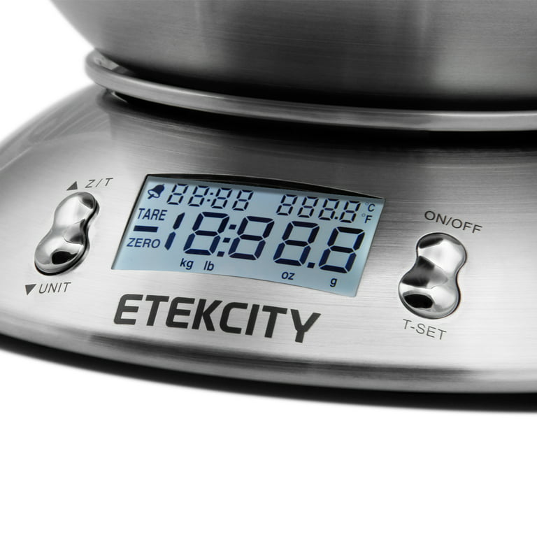 Etekcity 0.1g Food Kitchen Scale, Digital Ounces and Grams for Cooking, Baking, Meal Prep, Dieting, and Weight Loss, 11 Pounds, Black