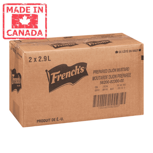 Moutarde de Dijon Préparée French's / 2,9 L/unité, 2 Unités/caisse