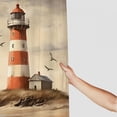 thumbnail image 3 of Pratyus Birds Wall American Scene Painting Shower Curtain Set with Hooks Chic Modern Bathroom Decor Cloth Fabric 100% Polyester Fiber 69x72, 3 of 7