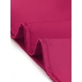 thumbnail image 5 of INSPIRE CHIC Blouse en Satin pour Femme Décontractée Unie à Manches Longues à Col en V Haut Chemises Fuchsia L, 5 of 5