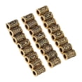 thumbnail image 1 of Beard Jewelry Beads, Hair Beard Beads Vintage Style Perfect Size Fashionable 24pcs  For Daily Use Gold, 1 of 8