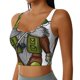 thumbnail image 2 of Fotbe Fishing Gnome Sujetador Deportivo Largo sin Aros para Mujer con Almohadillas y Soporte Medio, Transpirable y Absorbente, Camiseta Tipo Chaleco o Tank Top-Small, 2 of 8