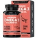 thumbnail image 1 of Omega 3 Capsulas Salmon Oil | Ácido Eicosapentaenoico (epa) Y Ácido Docosahexaenoico (dha)| Aceite De Pescado | Aceite Noruego - Omega 3 Platinum - Vitaminas Mujer / Hombre - (60 Caps), 1 of 6