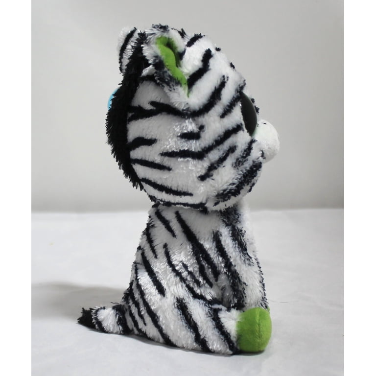 ぬいぐるみ ty TY Beanie Boos - ZIG-ZAG the Zebra (Glitter Eyes) (Regular Size