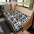 thumbnail image 4 of CHAQLIN Cow Print Bows Pattern, RV Dinette Cushion Covers Dust & Stain Barrier RV Jackknife Sofa Cover Suitable for Camping Suitable for Sofa Bed Jackknife Sleeper Sofas, 4 of 7