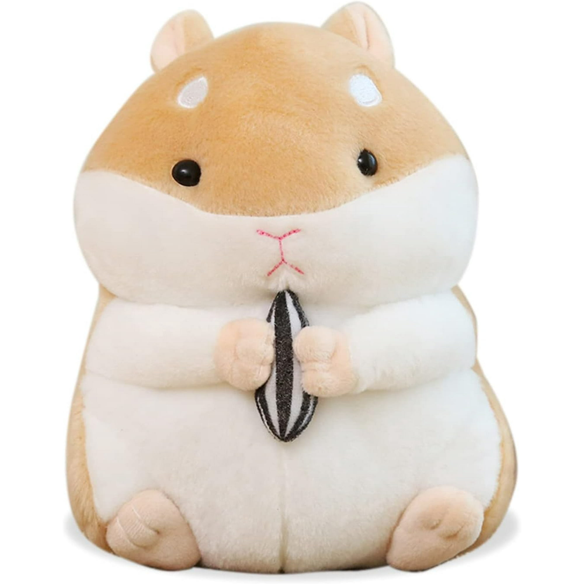 12in Hamster Plush Stuffed Animal Soft Cute Brown Stuffed Hamster Toys for Kids Walmart
