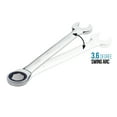 thumbnail image 4 of capri tools 15 mm ratcheting wrench, true 100-tooth, 3.6-degree swing arc, 4 of 6
