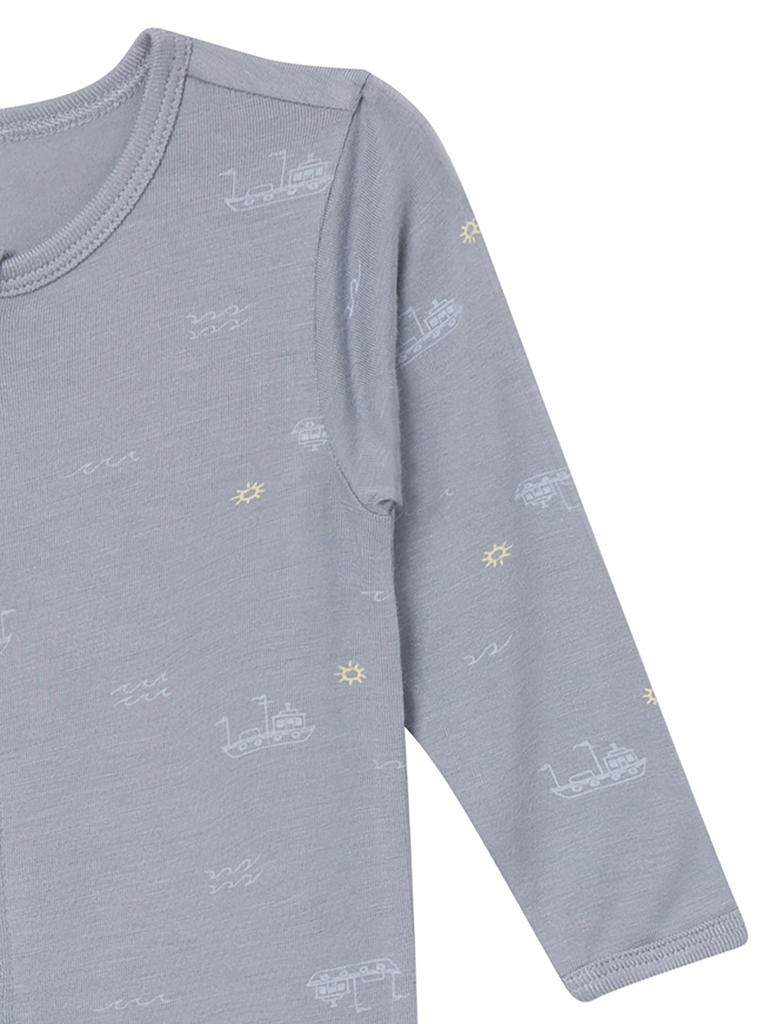 Modern Moments by Gerber Baby Neutral Viscose Sleep ´N Play Footed Pajamas, 2-Pack, Sizes Newborn - 6/9 Months