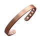 thumbnail image 1 of Solid Copper Bracelet Adjustable With 8 Magnets (bronze Finish), 1 of 5