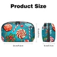 thumbnail image 5 of Christmas Electronic Organizer Travel Case, Oxford Fabric Waterproof PC Case Cable Organizer Cord and Cable Organizer Electronic Travel Case Organizer, 5.9x9.44x3.14 in, 5 of 6