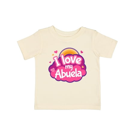 

Inktastic I Love My Abuela Gift Baby Girl T-Shirt