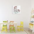 thumbnail image 3 of Stupell Industries Contemporary Rainbow Unicorn on Cloud Canvas Art, 17 x 17, by Creative Studio, 3 of 8