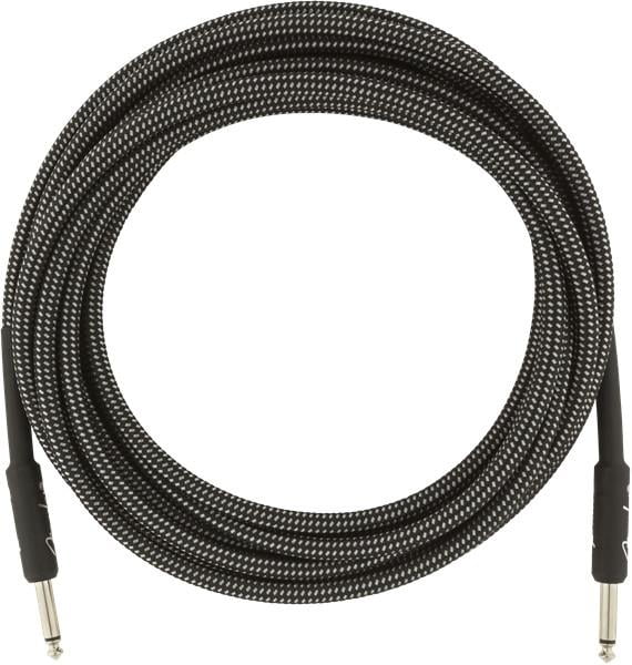 Fender Professional Series Instrument Cable, Gray Tweed - 18.6 Foot