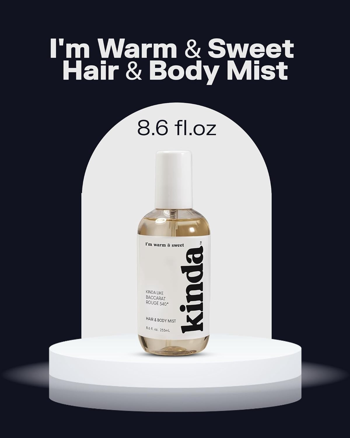 ParfumsBelcam Kinda Warm & Sweet Hair & Body Mist for Women, 8.6 fl oz