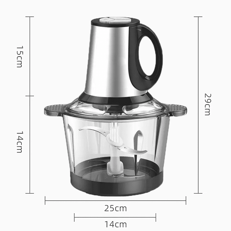 White Nut Chopper with Glass Bowl White Nut Chopper with Glass Bowl