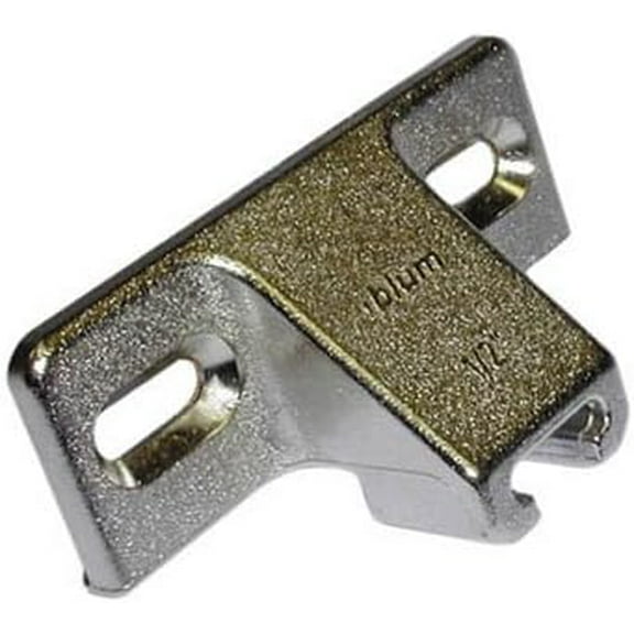 One Piece (130.1100.24) Mounting plate. Blum 1/4" Overlay Compact 33 Edge Mount