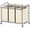 Chrome, variant on Heavy-Duty 3-Bag Laundry Sorter Cart, Chrome Metal Construction