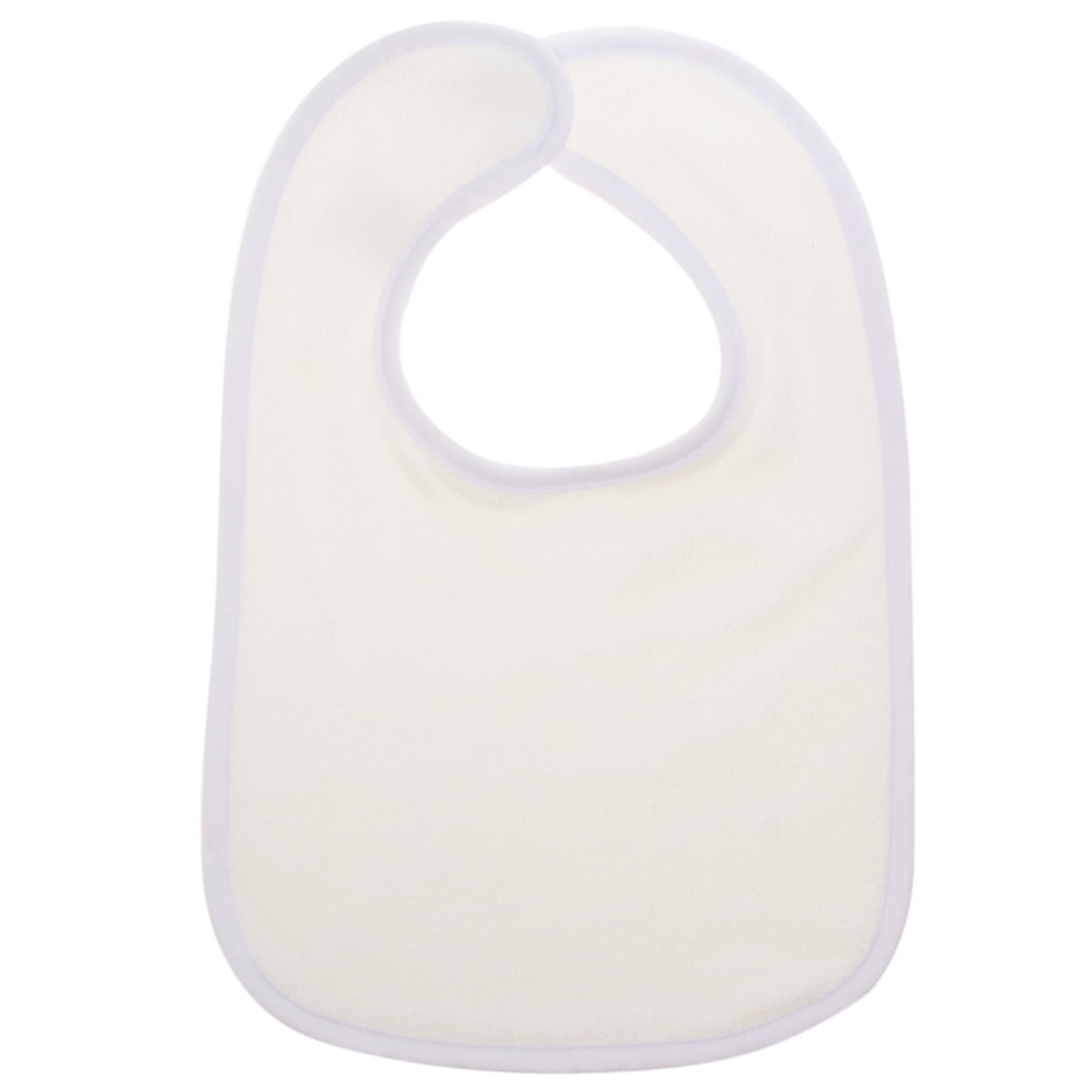 Caribbean Natural Unisex Snap Baby Bibs, Soft Organic Cotton, 6 Pack