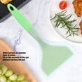 thumbnail image 3 of Flexible Silicone Omelette Spatula Non Stick Pan Turner Cooking Spatula for Eggs Crepes Fish Pancake Pizza[Green], 3 of 9