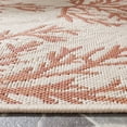 thumbnail image 4 of Safavieh Courtyard Fionntan Botanical Indoor/Outdoor Area Rug, Beige/Terracotta, 9' x 12', 4 of 9