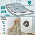 thumbnail image 3 of PetAmi Waterproof Dog Blanket For Medium Large Dogs, Pee Proof Pet Blanket for Couch Bed, Reversible Water Proof Blanket for Puppy Indoor Cat, Soft Dog Fleece Blankets Washable, 40x60 Taupe, 3 of 8