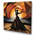 thumbnail image 2 of Designart "Art Deco Ballet Dance in Black VI" People Wall Art - Farmhouse Black Animal Nursery Living Room Canvas Art, 2 of 6