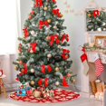 thumbnail image 2 of Yayeee Christmas Tree Skirt 47 inches for Xmas Tree Holiday Party Decoration, Orange Christmas Ornaments Pattern, 2 of 6