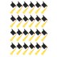 thumbnail image 5 of BRIGHTFUFU Capacitación de graduación de 24 piezas Toppers Mini Grad Cap con Tassel 2025 Graduación Cupcake Toppers Clase de 2025 Decoraciones de pasteles para favores de fiesta de graduación Amarillo, 5 of 8