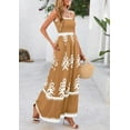 thumbnail image 5 of PRETTYGARDEN Summer Dress for Women Floral Sundress Spaghetti Strap Flowy Beach Vacation Boho Maxi Dresses, 5 of 7